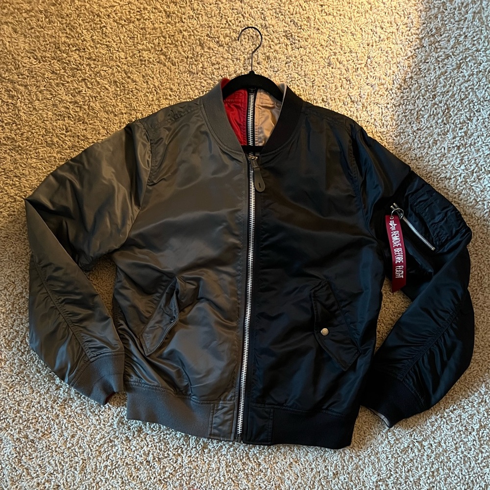 Alpha Industries L-2B Hybrid Reversible Bomber Jacket